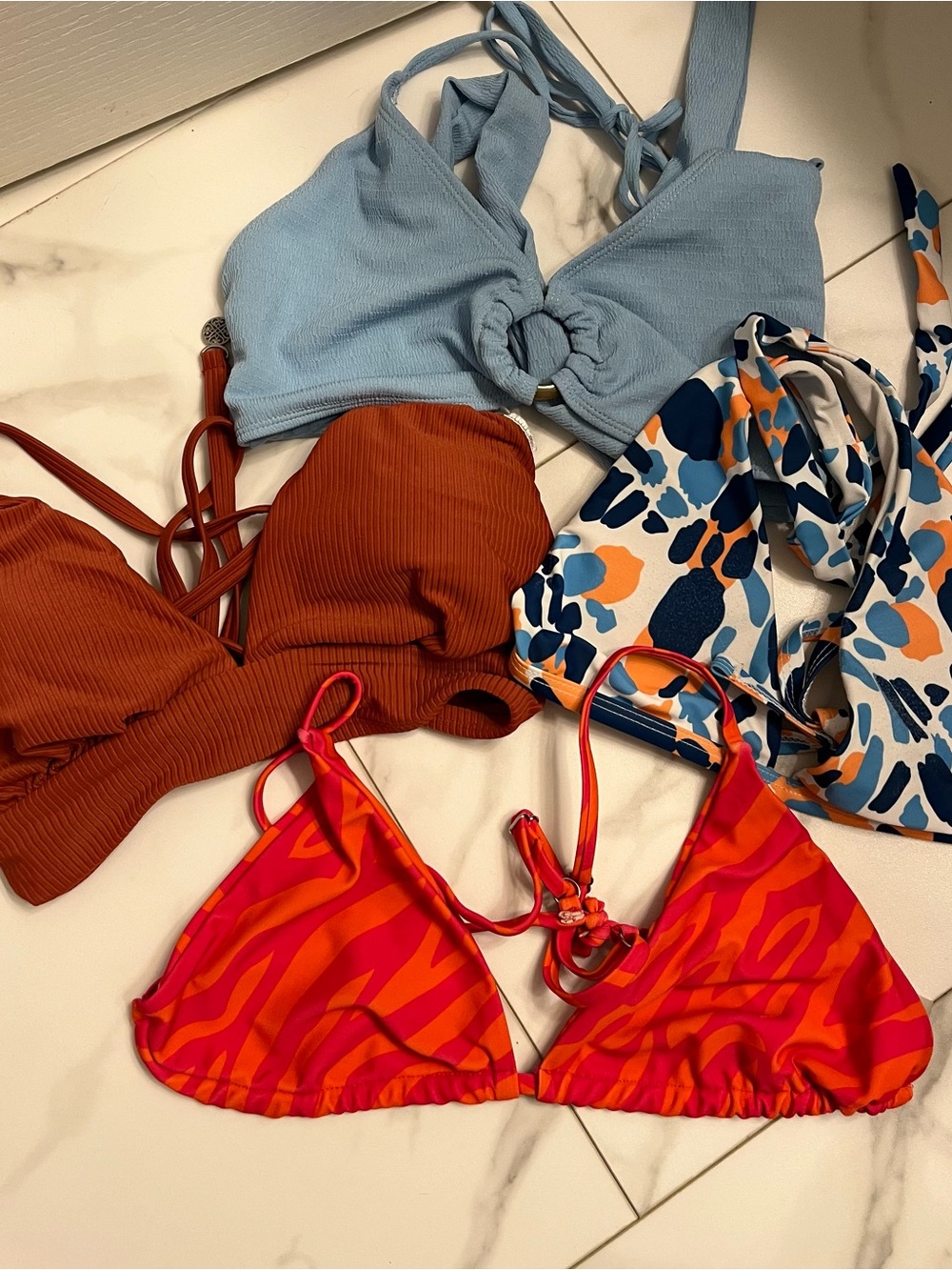 4 bikini tops/ size xl